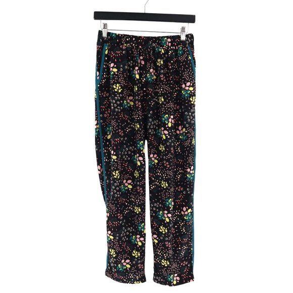 Lulus Boho Blooms Floral Print Pants Womens M Black Feminine Garden Party Casual - Picture 2 of 14